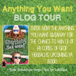 Anything you want giveaway banner