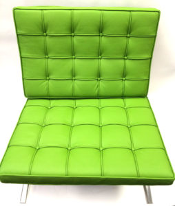 barcelona chair green